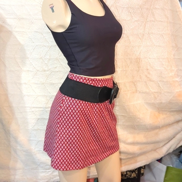 Skirt size S 3 4 misses small red mini - Picture 7 of 13